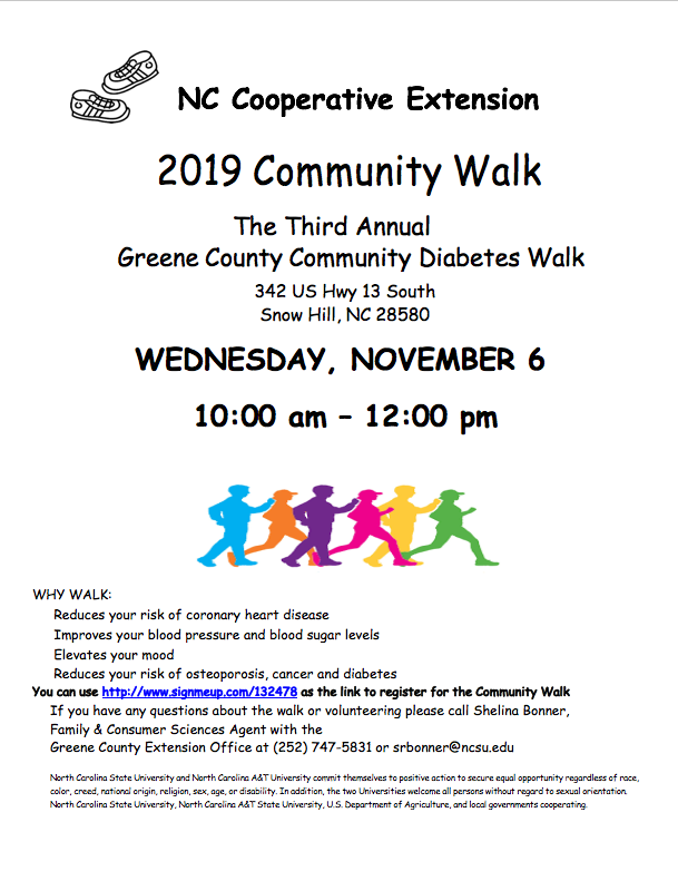 Community walk flyer image