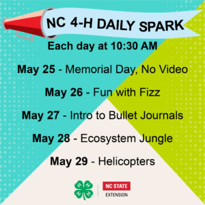 NC 4-H Daily SPARK Week 10