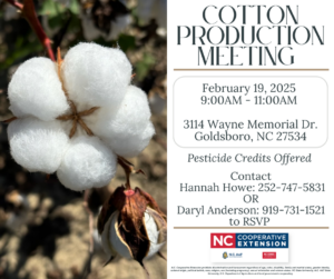 Cover photo for 2025 Cotton Production Meeting