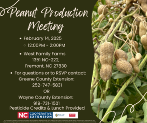 Cover photo for Peanut Production Meeting 2025